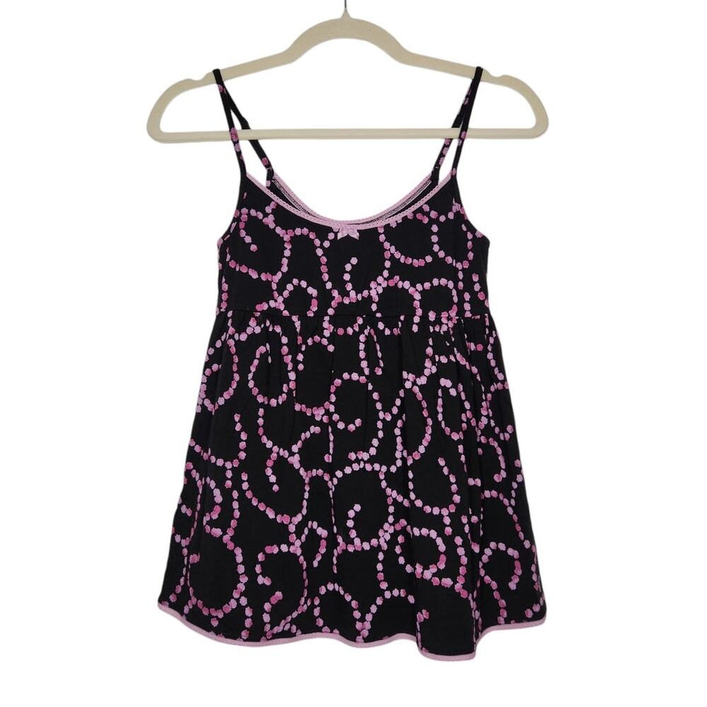 Vintage Victoria's Secret Angel Small Babydoll Cami Tank Top Lace Floral Flowers